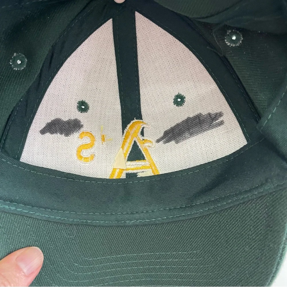 Oakland Athletics Green Baseball Cap Hat Fishing Gorpcore youth size